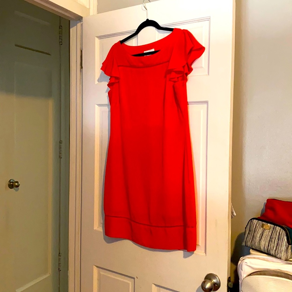 Jessica Simpson flutter sleeve dress